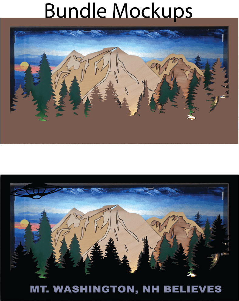 Digital Download Bigfoot Keyholder SVG Bundle | 3 Options | White Mountains Key Holder svg | Jones Laser Craft