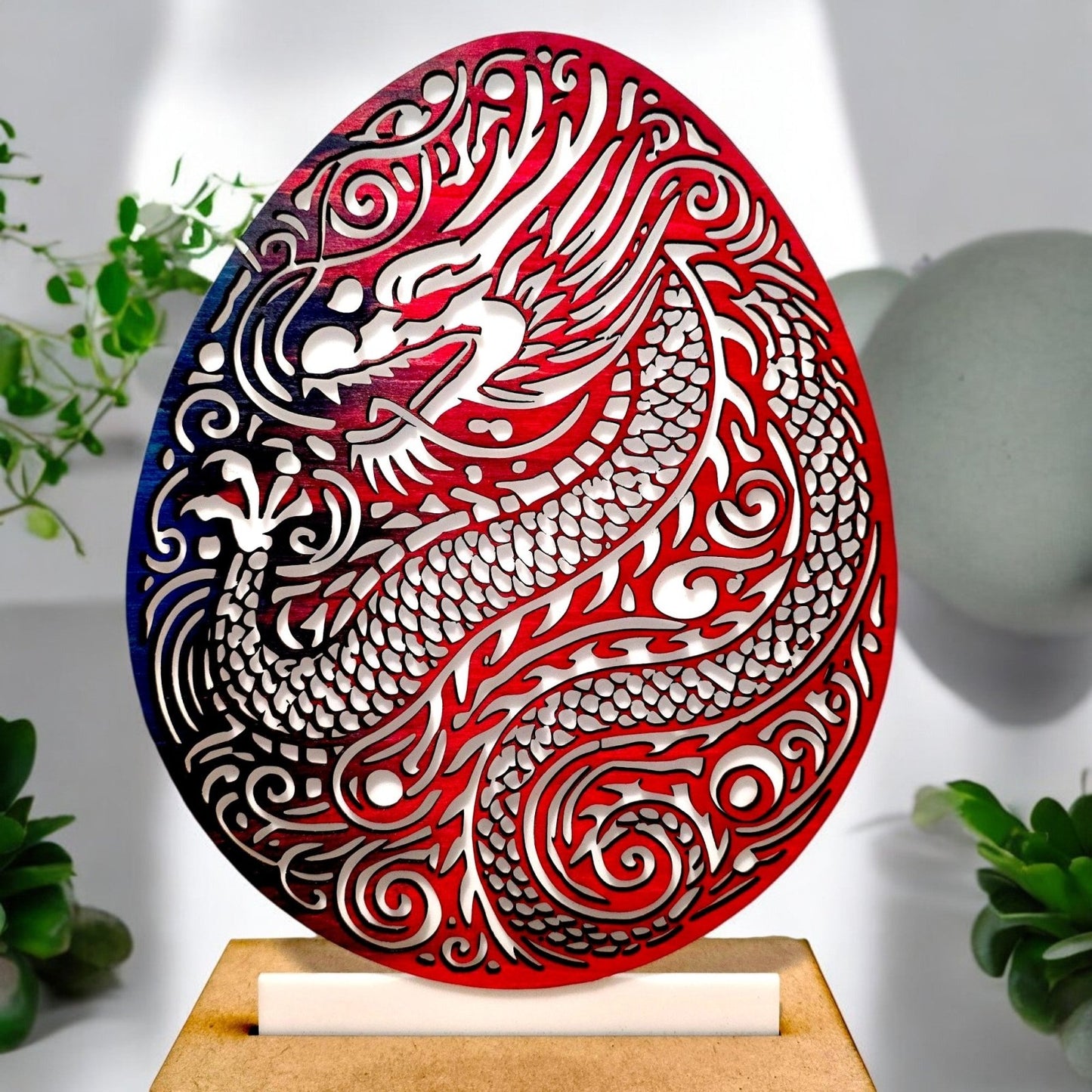 Digital Download Dragon Egg Intricate Laser Cutting SVG File | Jones Laser Craft