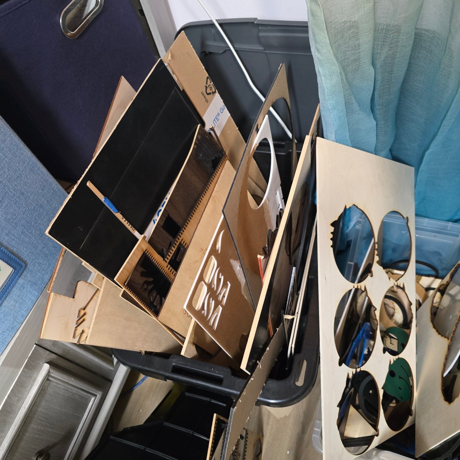 Material Scrap Boxes | Jones Laser Craft