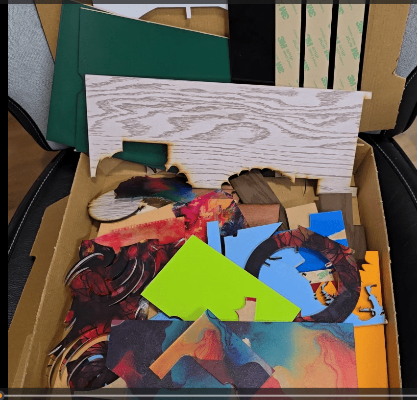 Material Scrap Boxes | Jones Laser Craft