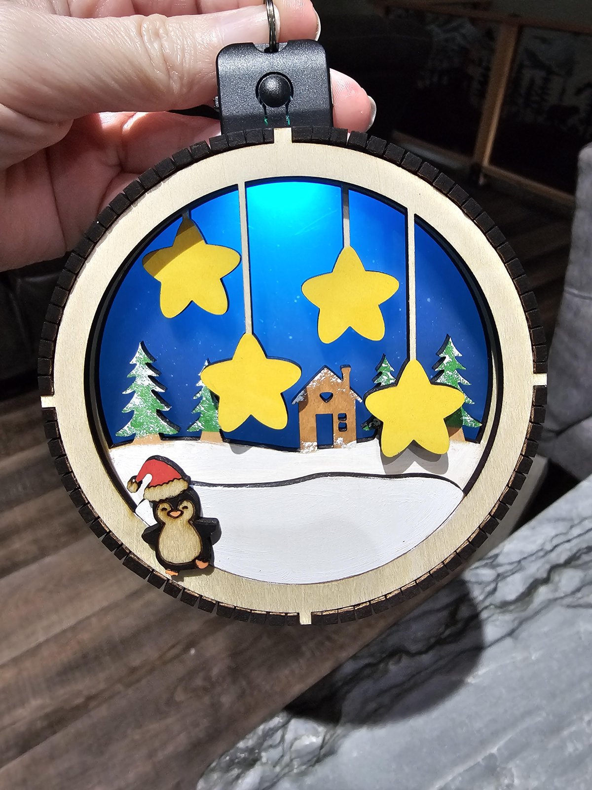 Digital Download Personalized Family Star Ornament SVG | Jones Laser Craft