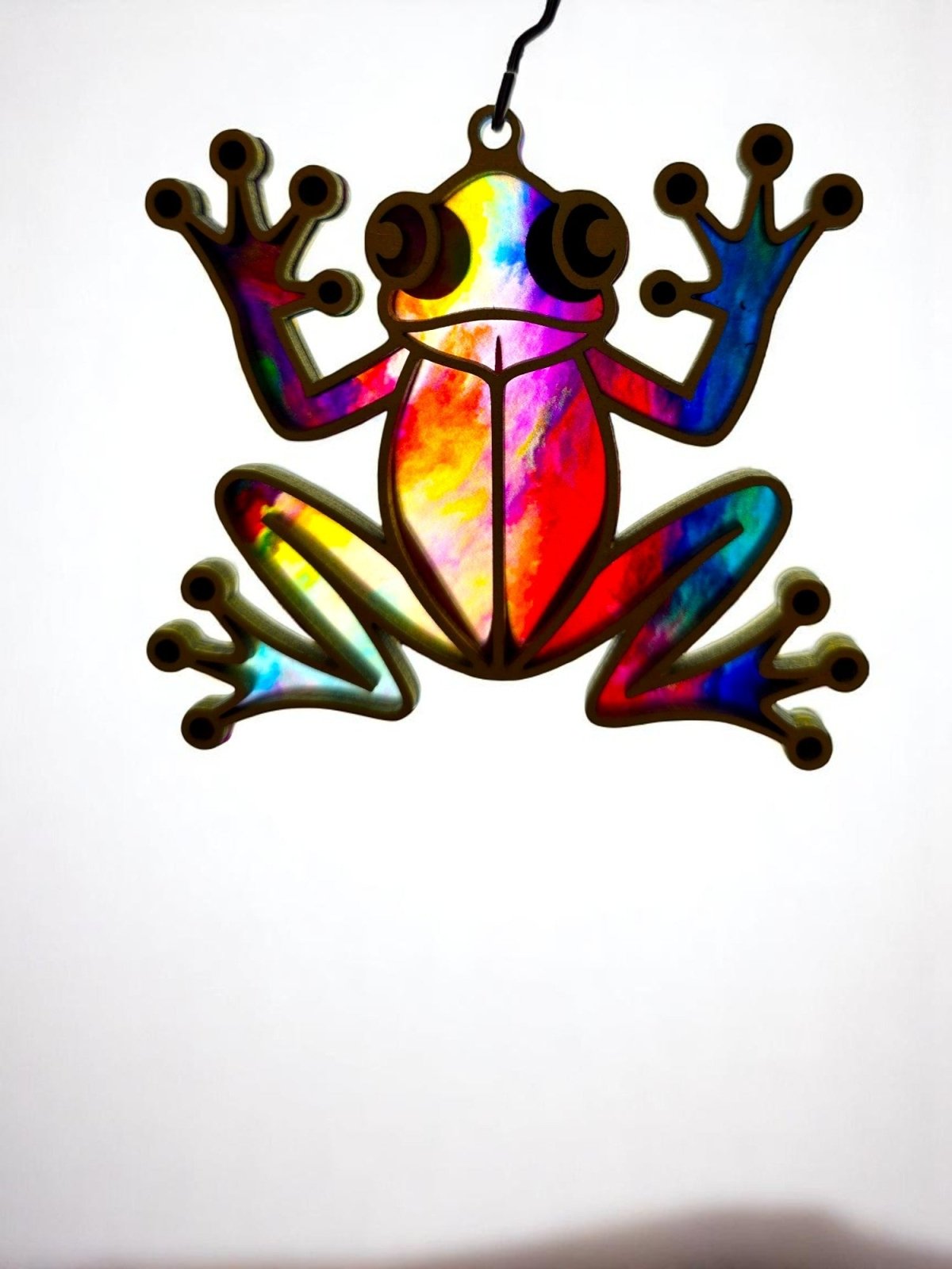 Digital Download Tree Frog Suncatcher SVG | Laser Cut File | Father's Day SVG | Jones Laser Craft