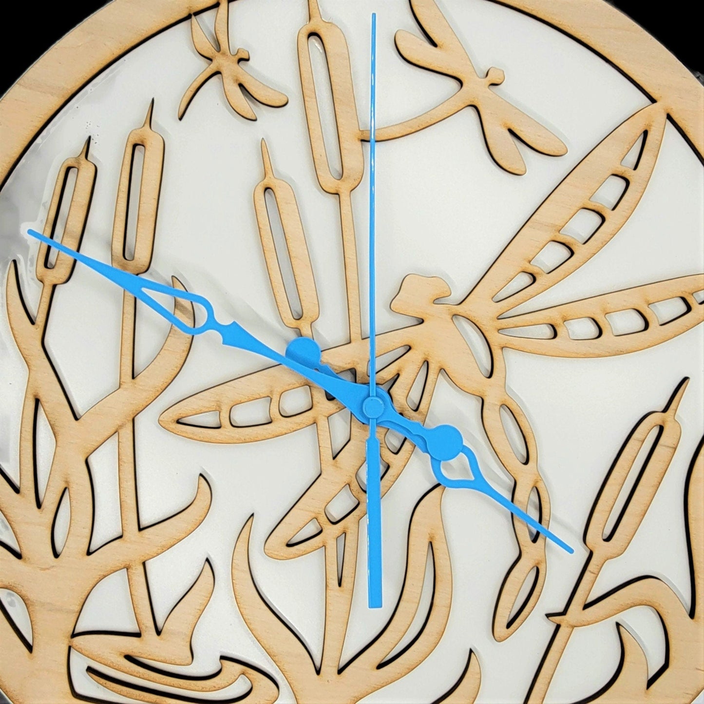 Clock Dragonfly Personalized Wall Clock | Jones Laser Craft Personalized Gift