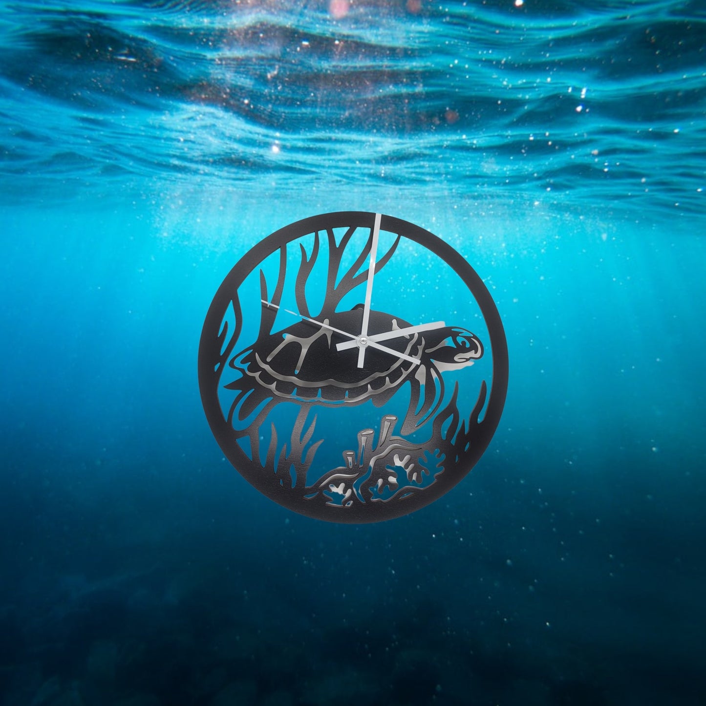 Sea Turtle Personalized Wall Clock