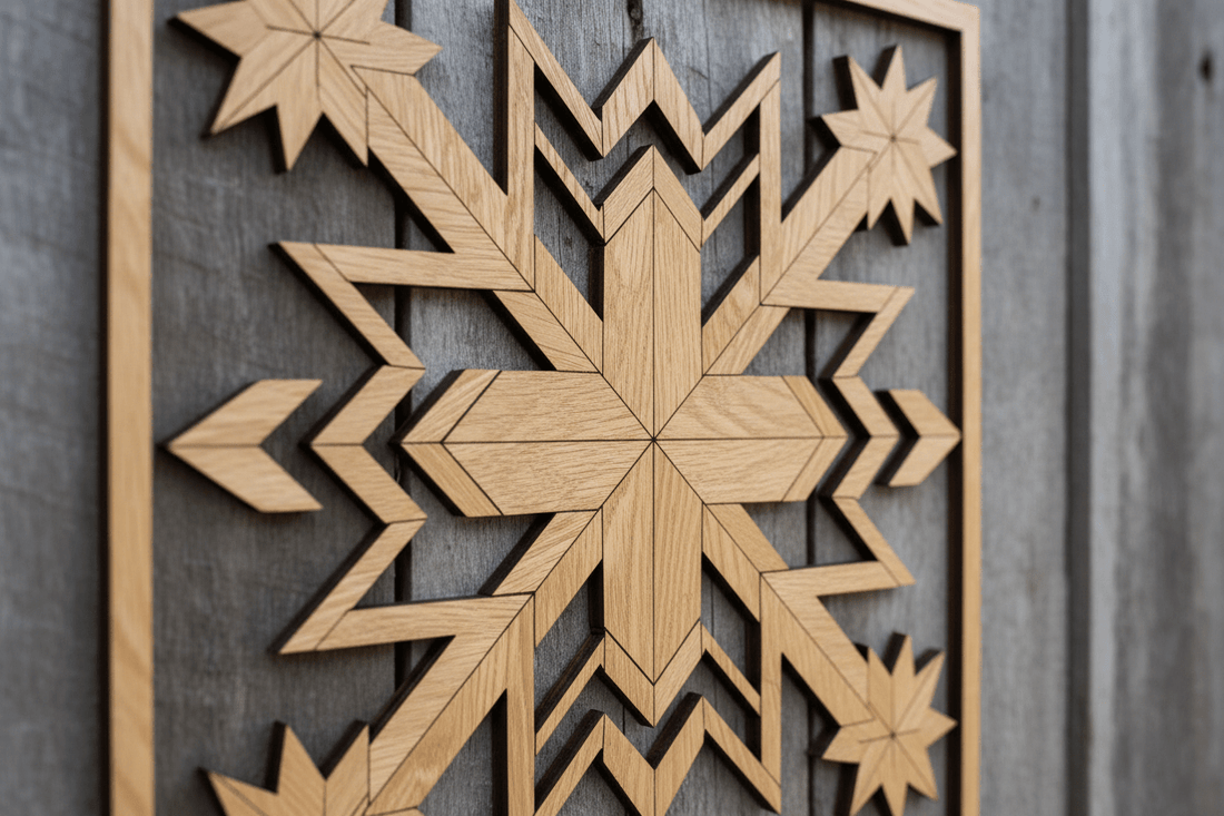 Lightburn Tutorials for Geometric Barn Quilt Designs - Jones Laser Craft