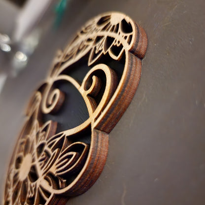 Pumpkin Coaster SVG - Fall Themed Laser Cut File for Seasonal Drink Coasters