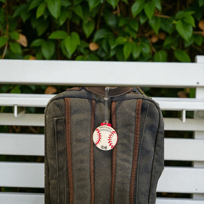 Baseball SVG File – Emergency Contact Tag | Sports Clipart Digital Download