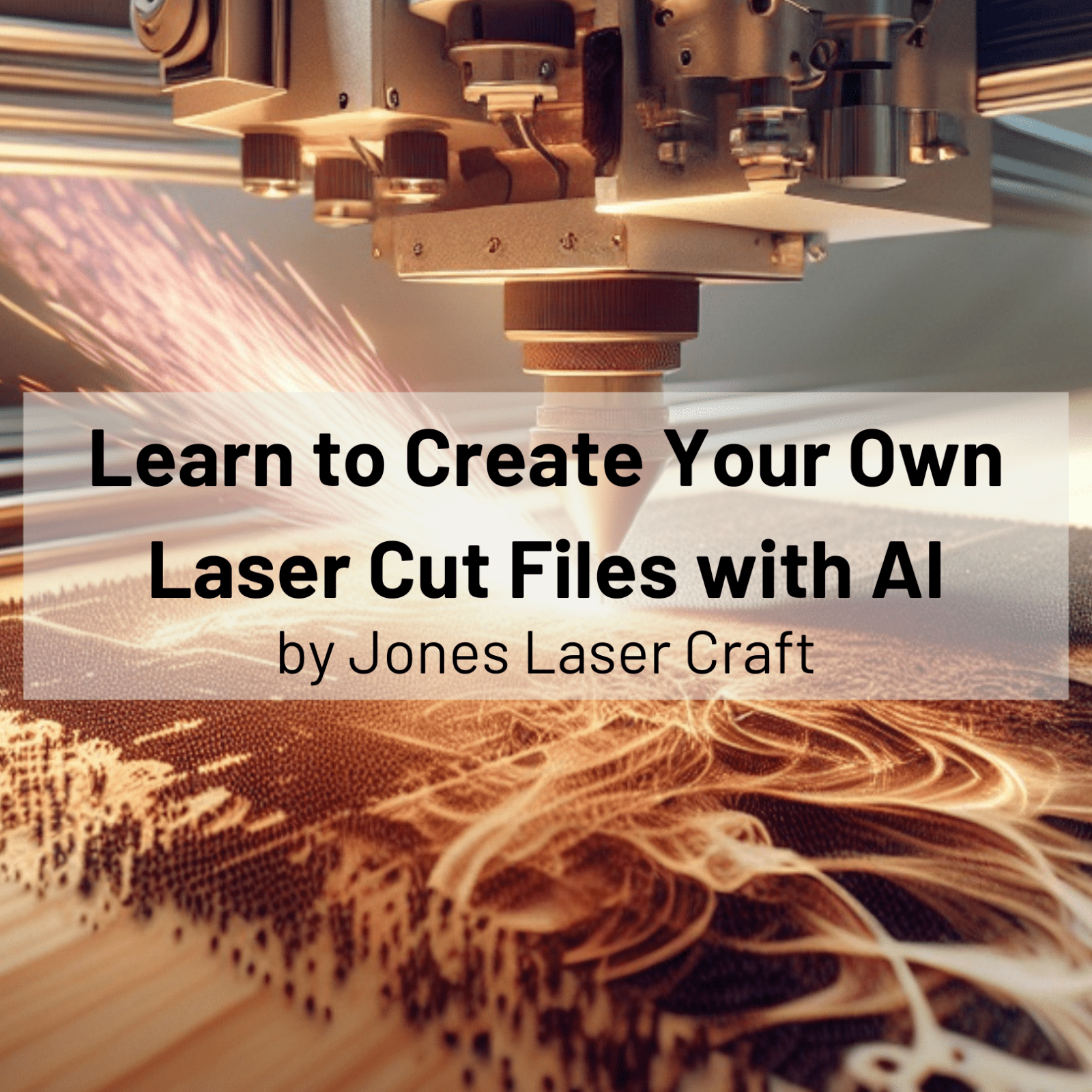 Live Stream AI - Powered Design for Laser Crafts - Workshop | Jones Laser Craft