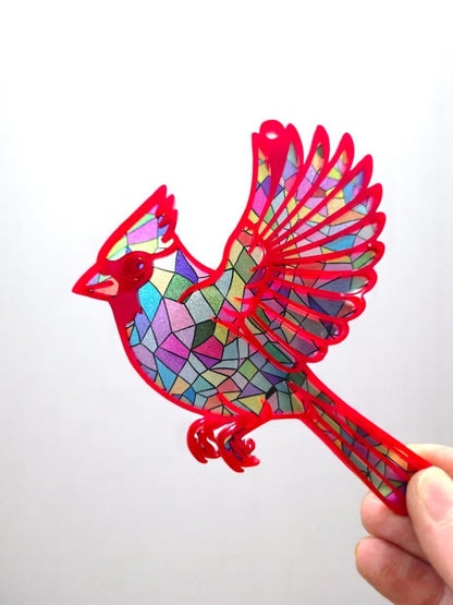 Digital Download Cardinal Suncatcher SVG | Laser Cut File | Mother's Day SVG | Jones Laser Craft