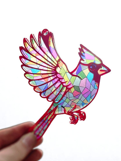 Digital Download Cardinal Suncatcher SVG | Laser Cut File | Mother's Day SVG | Jones Laser Craft