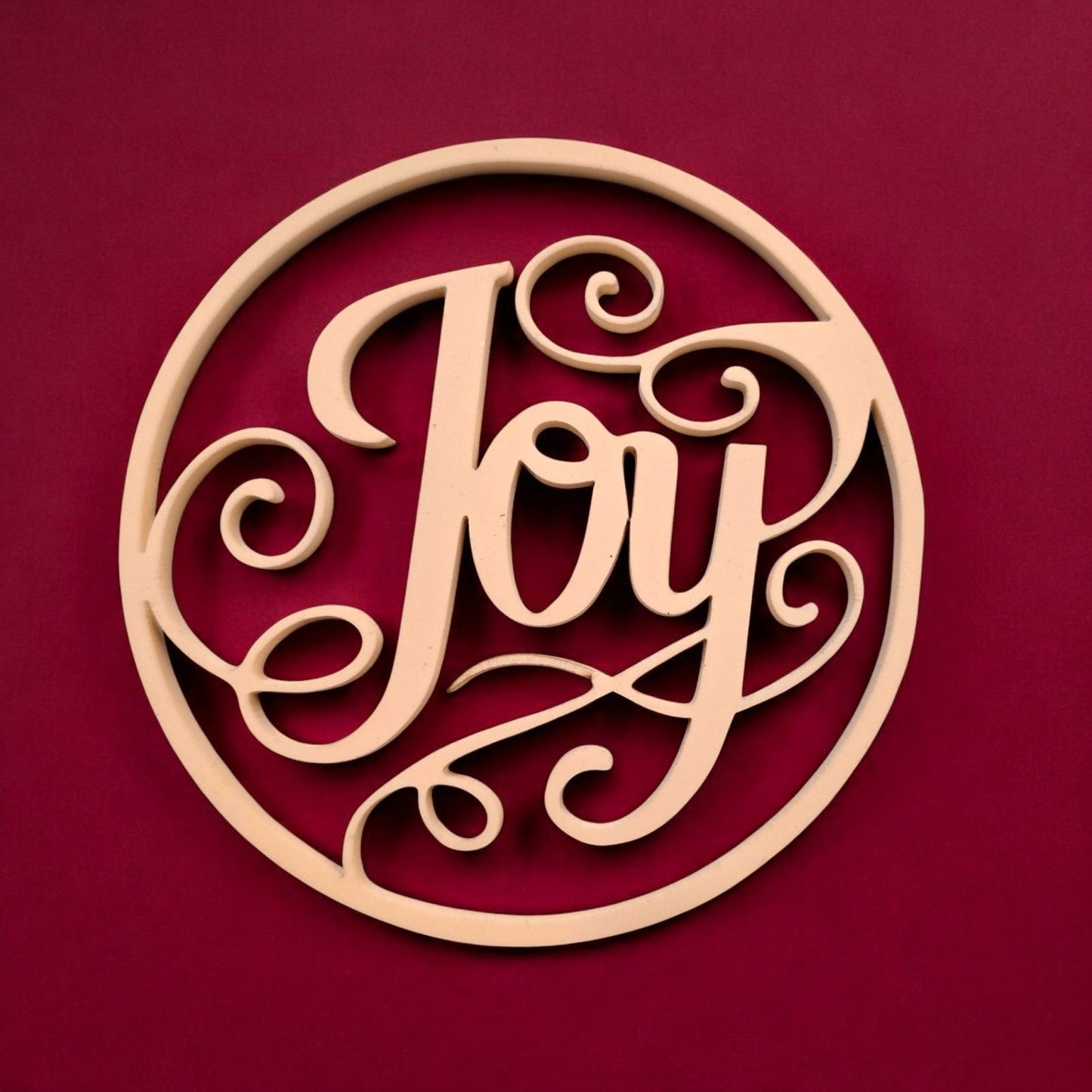 Digital Download Christmas Greetings Ornament Set - Joy, Hope, Merry Christmas Ornament SVG | Jones Laser Craft