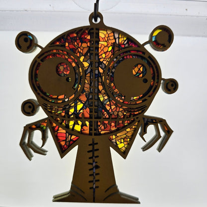 Digital Download Creepy Cute Suncatcher SVG | Nervin Suncatcher SVG | Jones Laser Craft