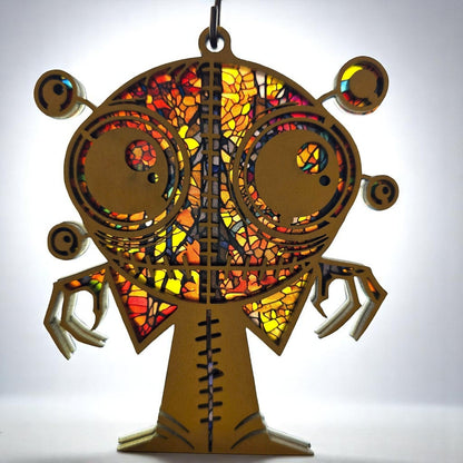 Digital Download Creepy Cute Suncatcher SVG | Nervin Suncatcher SVG | Jones Laser Craft