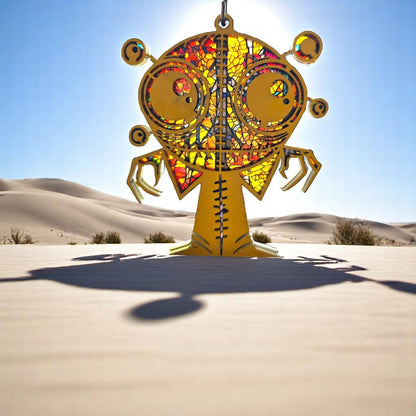 Digital Download Creepy Cute Suncatcher SVG | Nervin Suncatcher SVG | Jones Laser Craft