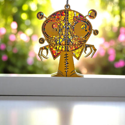 Digital Download Creepy Cute Suncatcher SVG | Nervin Suncatcher SVG | Jones Laser Craft