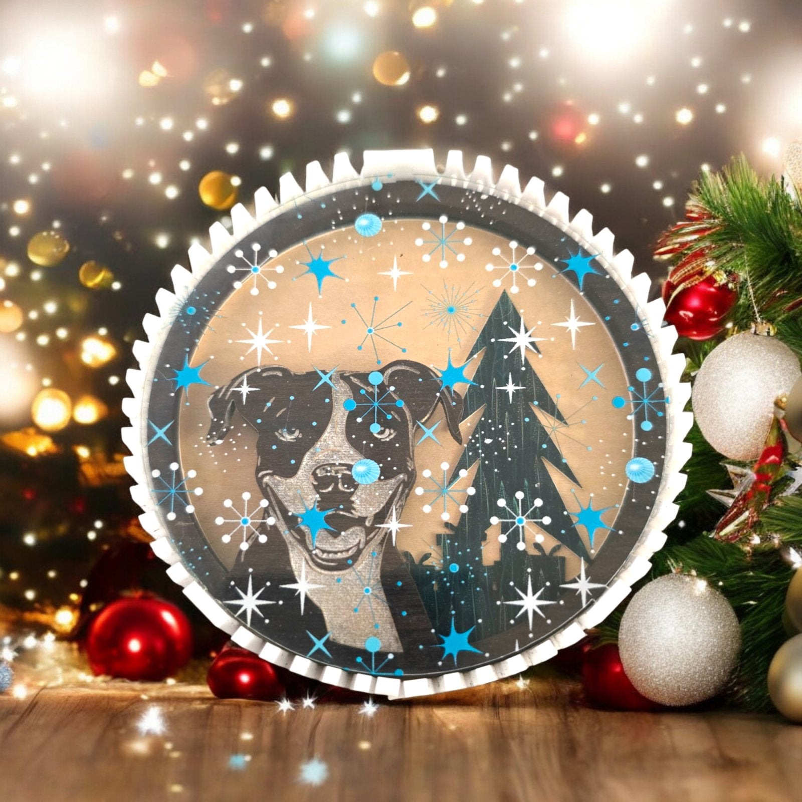 Digital Download Dog Christmas Ornament Bundle | Jones Laser Craft