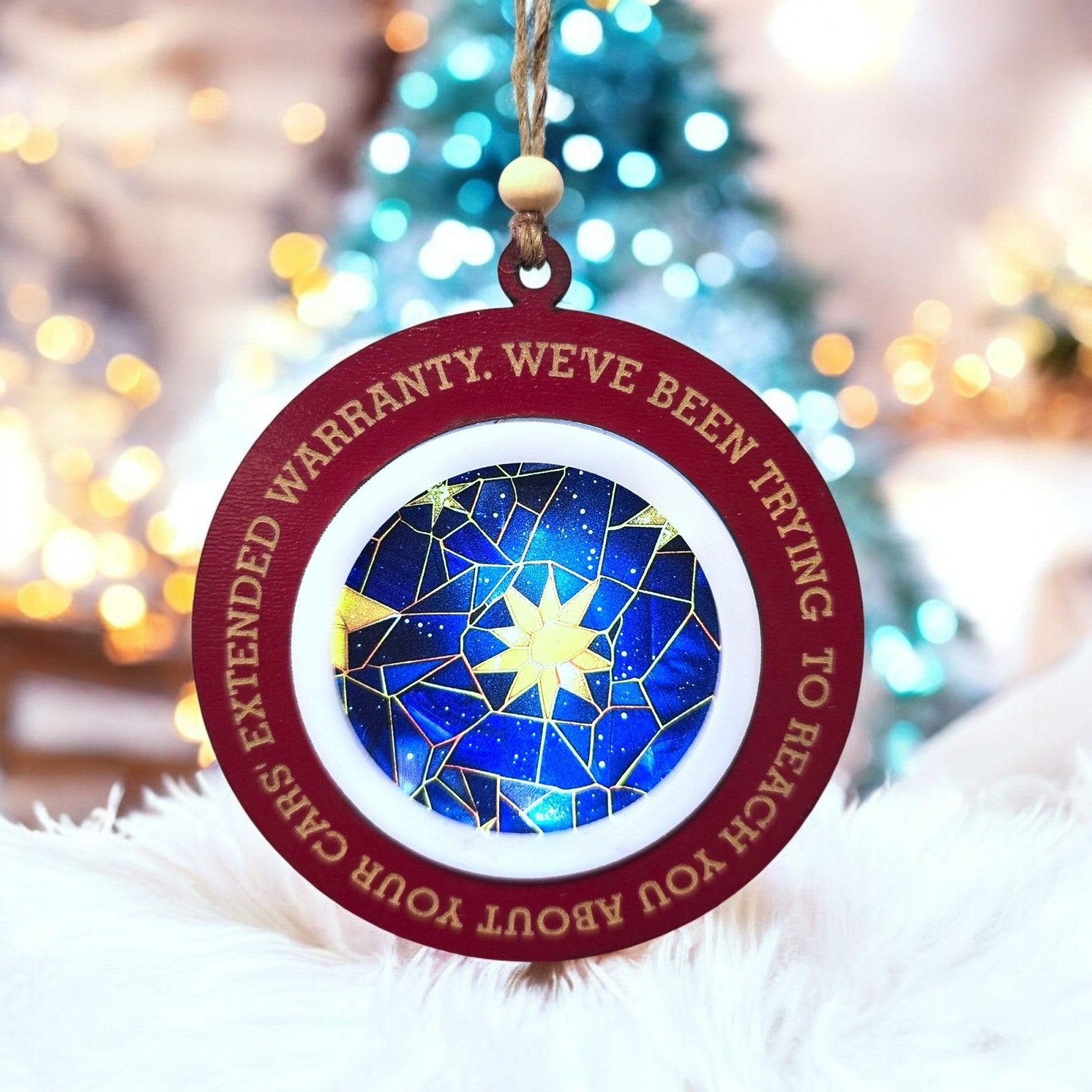 Digital Download Extended Warranty Funny Ornament | Jones Laser Craft Personalized Gift