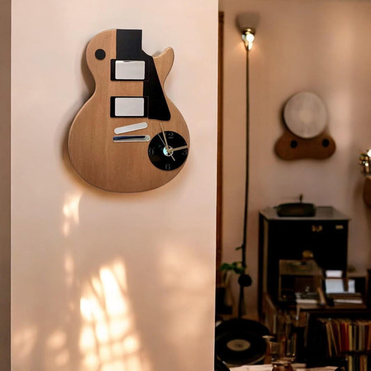 Handcrafted Guitar Body Wall Clock | Jones Laser Craft Personalized Gift