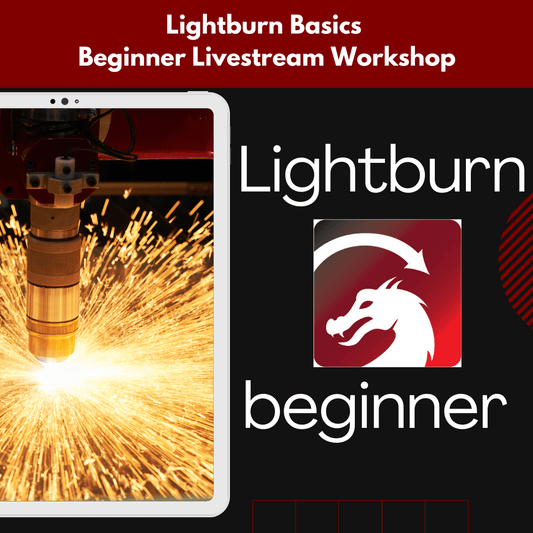 Live Stream Lightburn Basics - Livestream Course | Jones Laser Craft