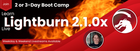 Live Stream Lightburn Training Course - Lightburn Boot Camp | Live Stream | Jones Laser Craft
