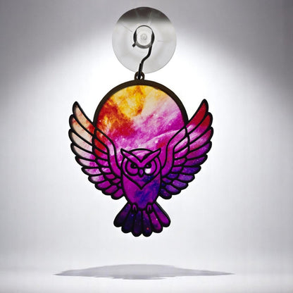 Digital Download Owl Suncatcher SVG | Laser Cut File | Father's Day SVG | Jones Laser Craft