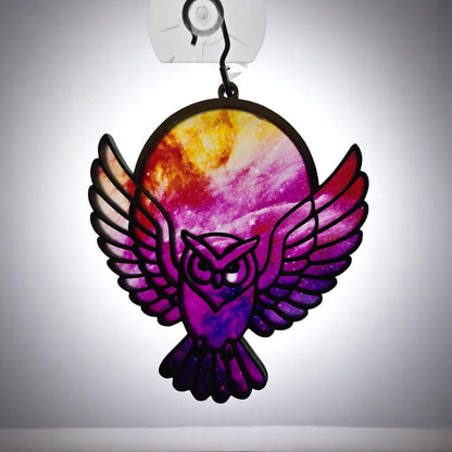 Digital Download Owl Suncatcher SVG | Laser Cut File | Father's Day SVG | Jones Laser Craft