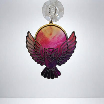 Digital Download Owl Suncatcher SVG | Laser Cut File | Father's Day SVG | Jones Laser Craft