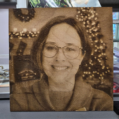 Live Stream Photo Engraving Workshop - Learn Laser Engraving Class With Depth Technique | Jones Laser Craft