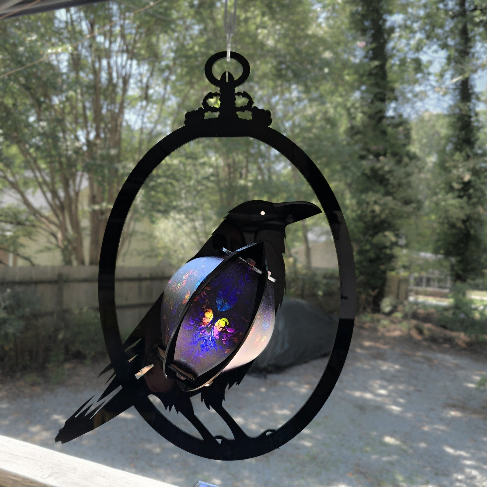 Digital Download Raven Halloween Lantern Digital Download | Jones Laser Craft Personalized Gift