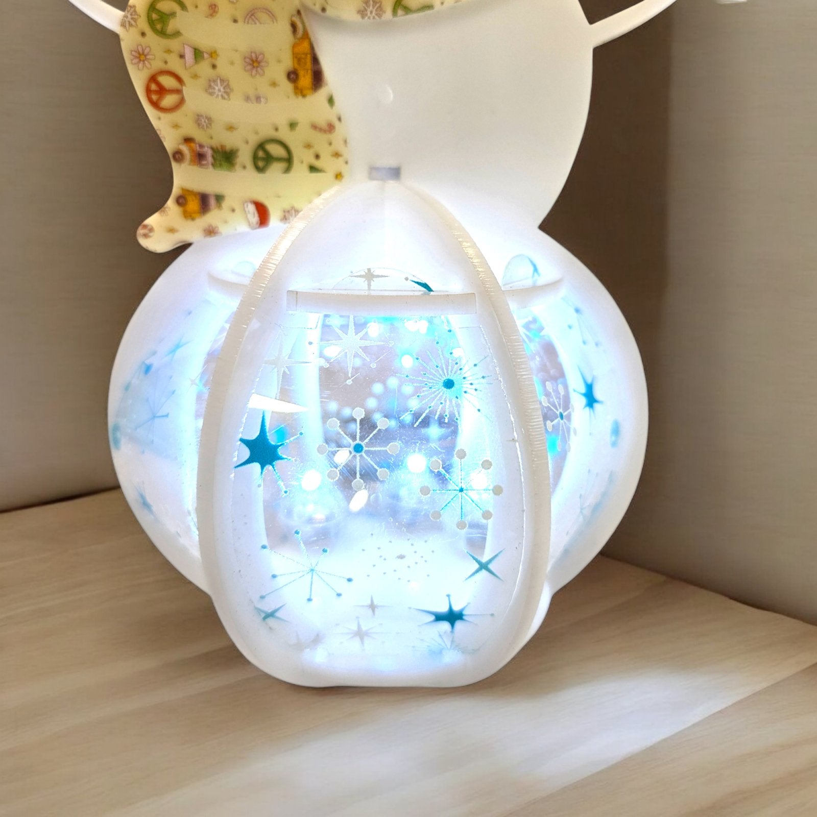 Digital Download Snowman Ornament Christmas Snowman Lantern | Jones Laser Craft