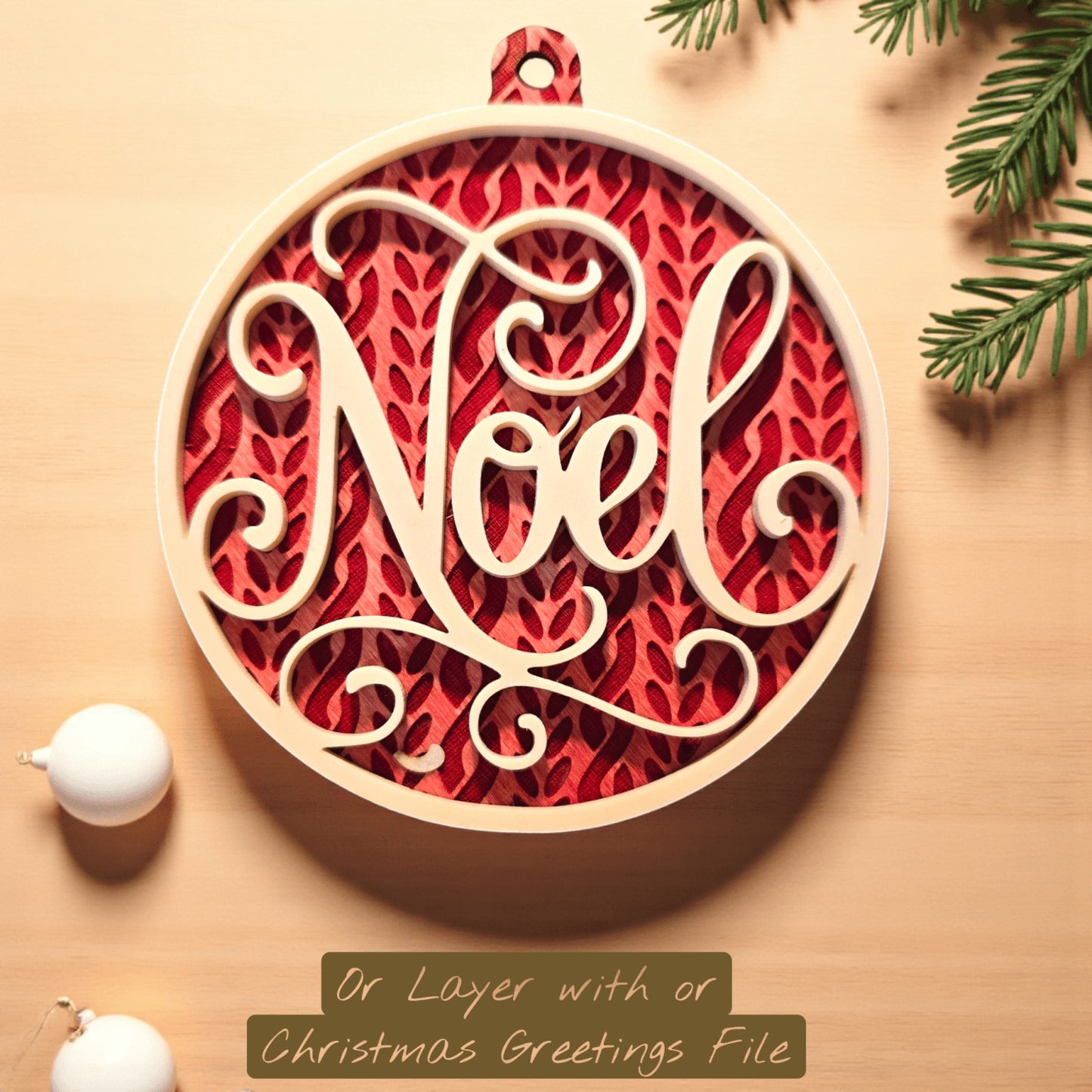 Digital Download Sweater Pattern Ornament Bundle - Christmas Ornament SVG Bundle | Jones Laser Craft