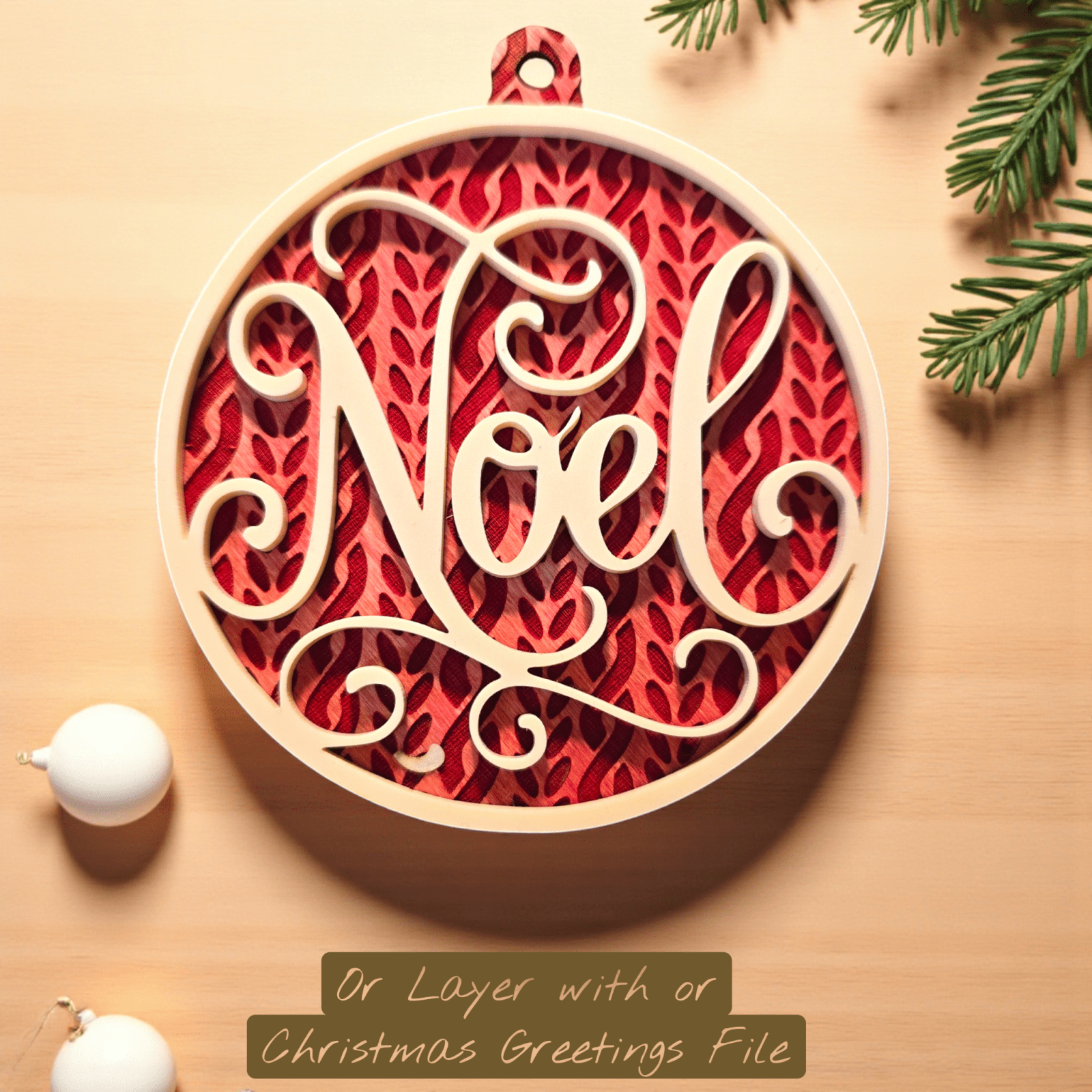 Digital Download Sweater Pattern Ornament Bundle - Christmas Ornament SVG Bundle | Jones Laser Craft