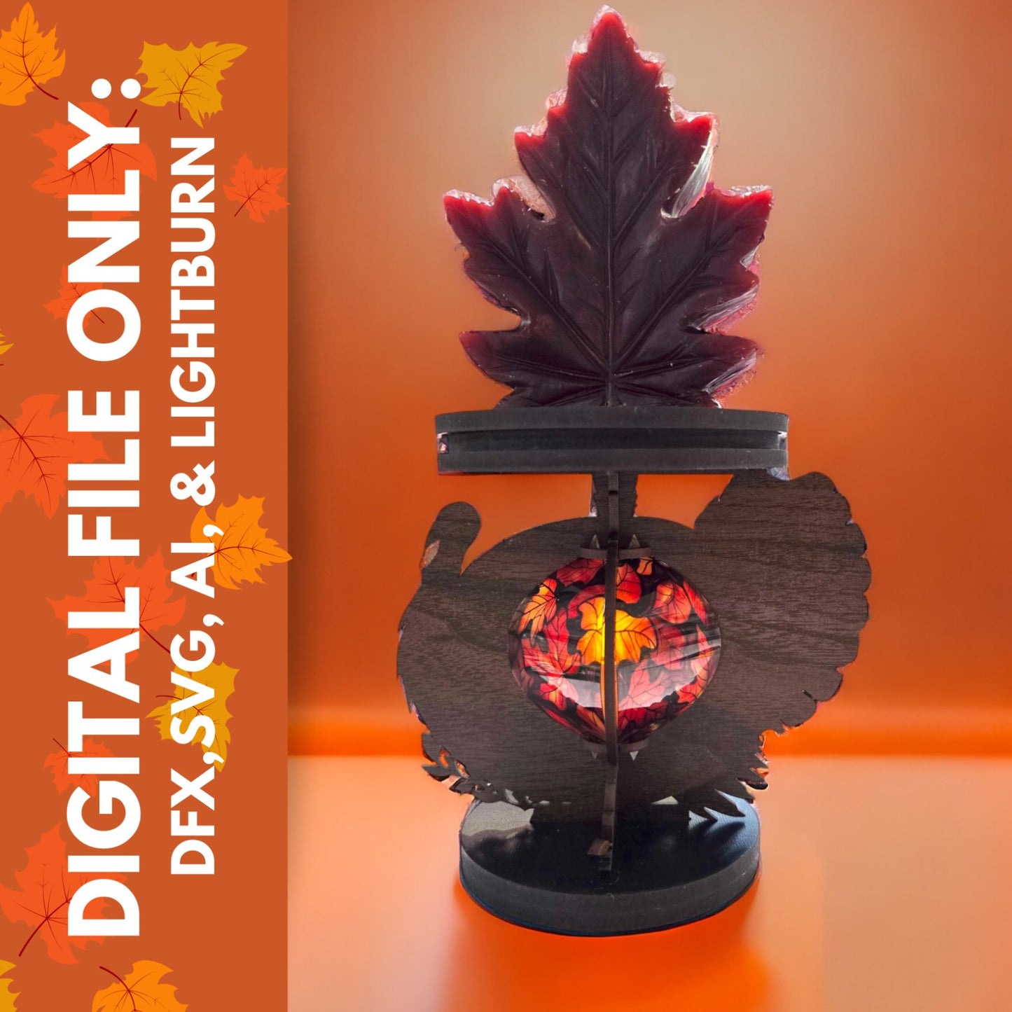 Digital Download Thanksgiving Centerpiece Digital Download | Jones Laser Craft Personalized Gift