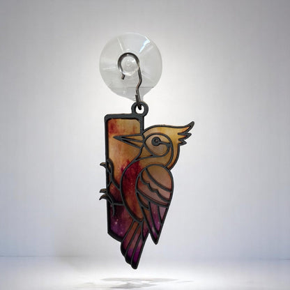 Digital Download Woodpecker Suncatcher SVG | Laser Cut File | Father's Day SVG | Jones Laser Craft