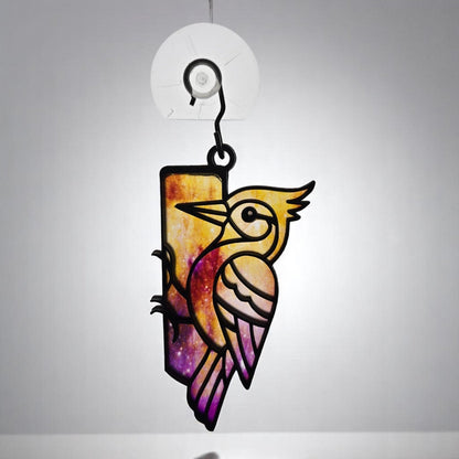 Digital Download Woodpecker Suncatcher SVG | Laser Cut File | Father's Day SVG | Jones Laser Craft