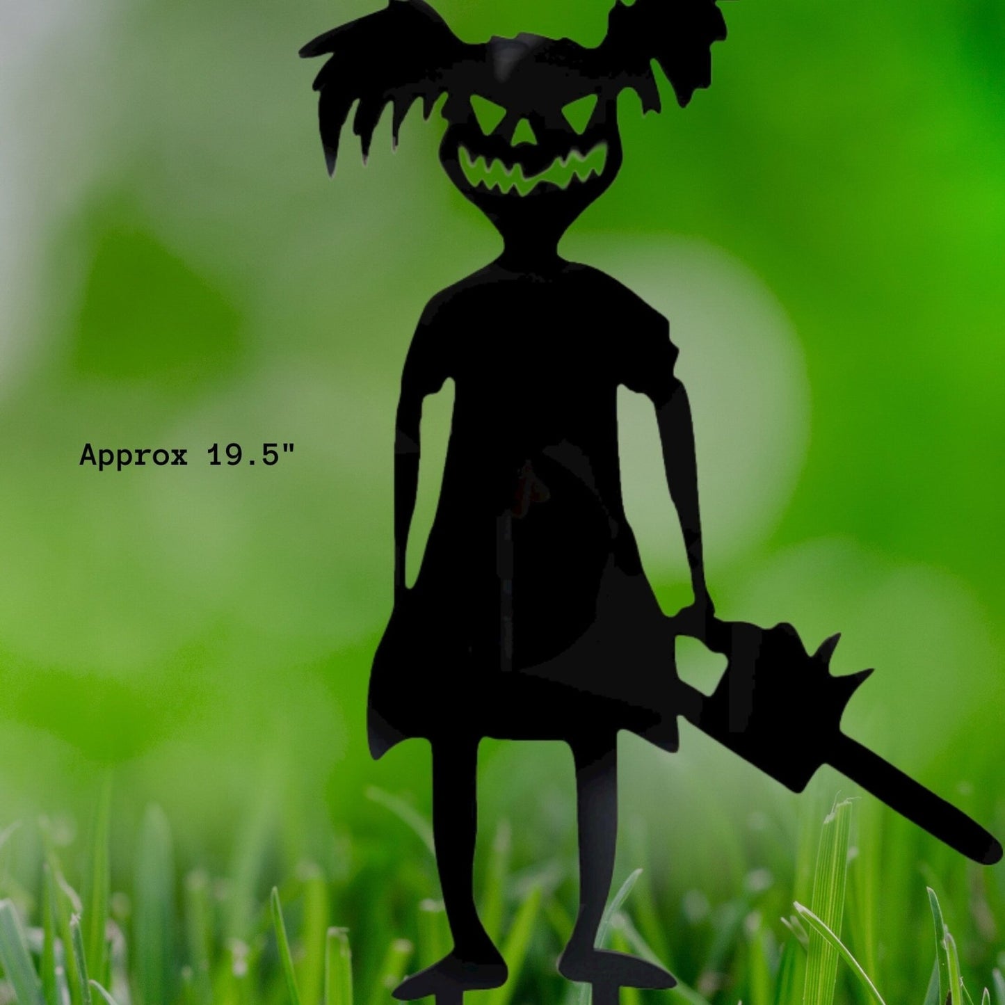 Outdoor Sign 19" Zombie Girl Halloween Lawn Decoration | Jones Laser Craft Personalized Gift