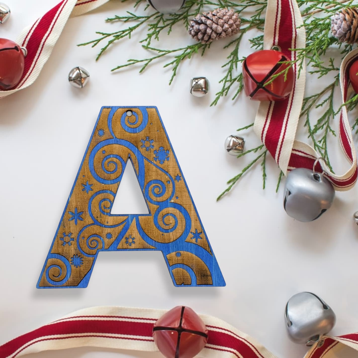 Kitchen Decor Alphabet Gift Tag | Jones Laser Craft Personalized Gift