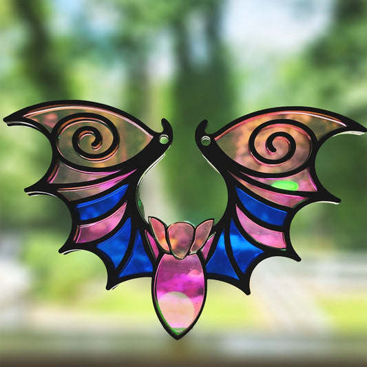Home Decor Bat Suncatcher | Jones Laser Craft Personalized Gift