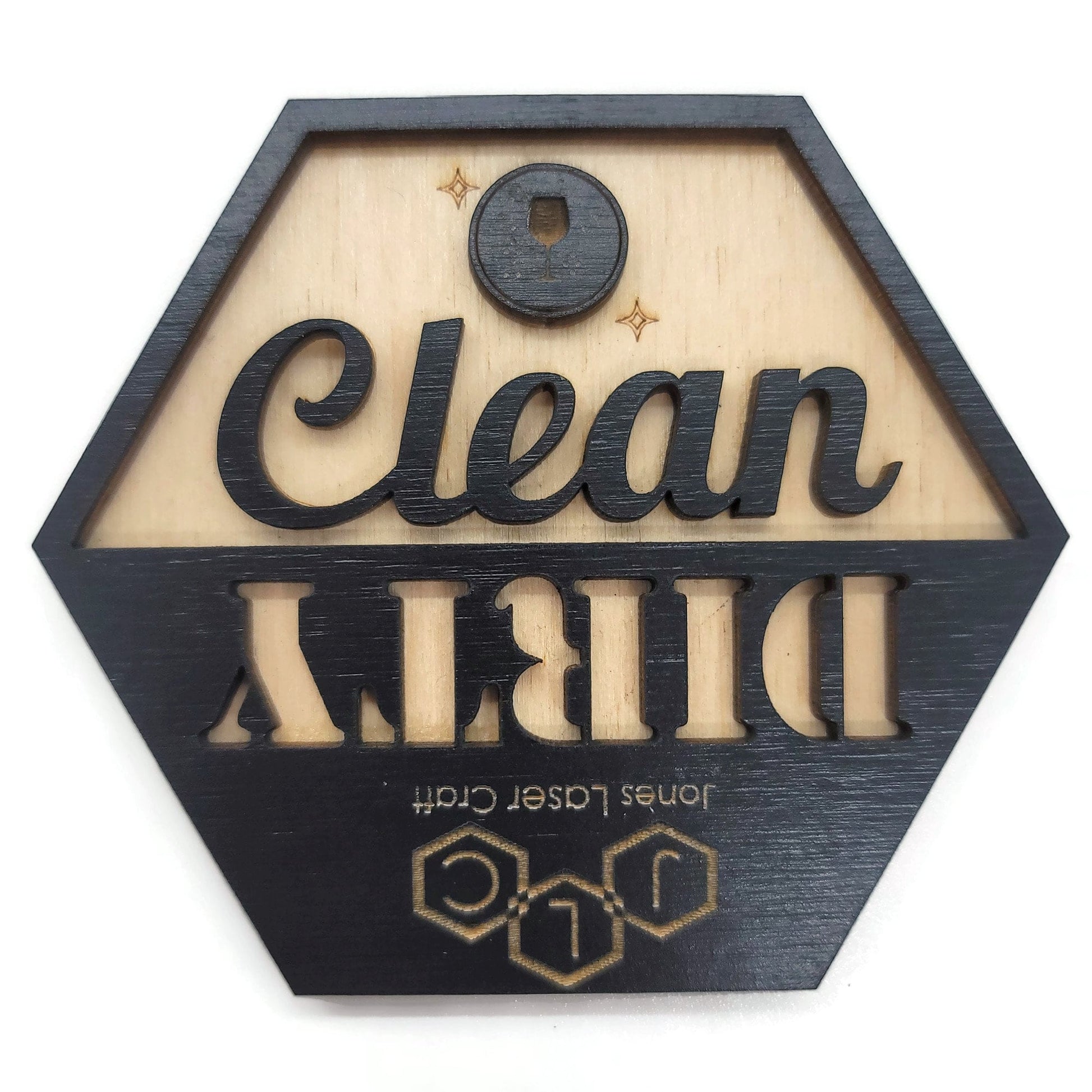 A DISHWASHER MAGNET - Simple Clean Design - Clean Dirty Magnet – Laser in  the Loft