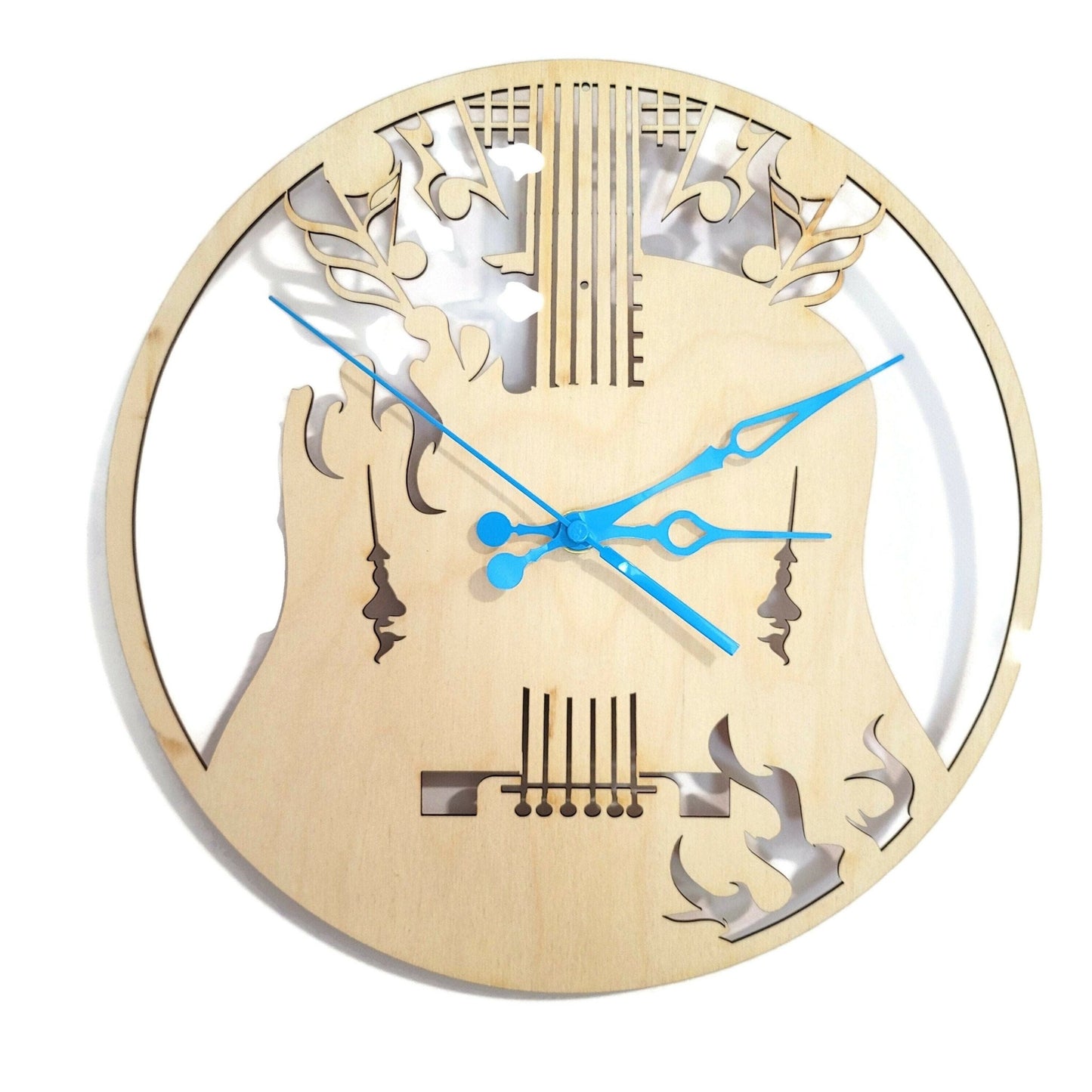 Acoustic Guitar Clock - Personalized