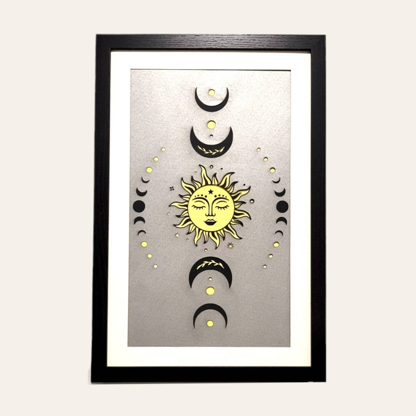 Framed Personalized Framed Celestial Wall Art | Jones Laser Craft Personalized Gift