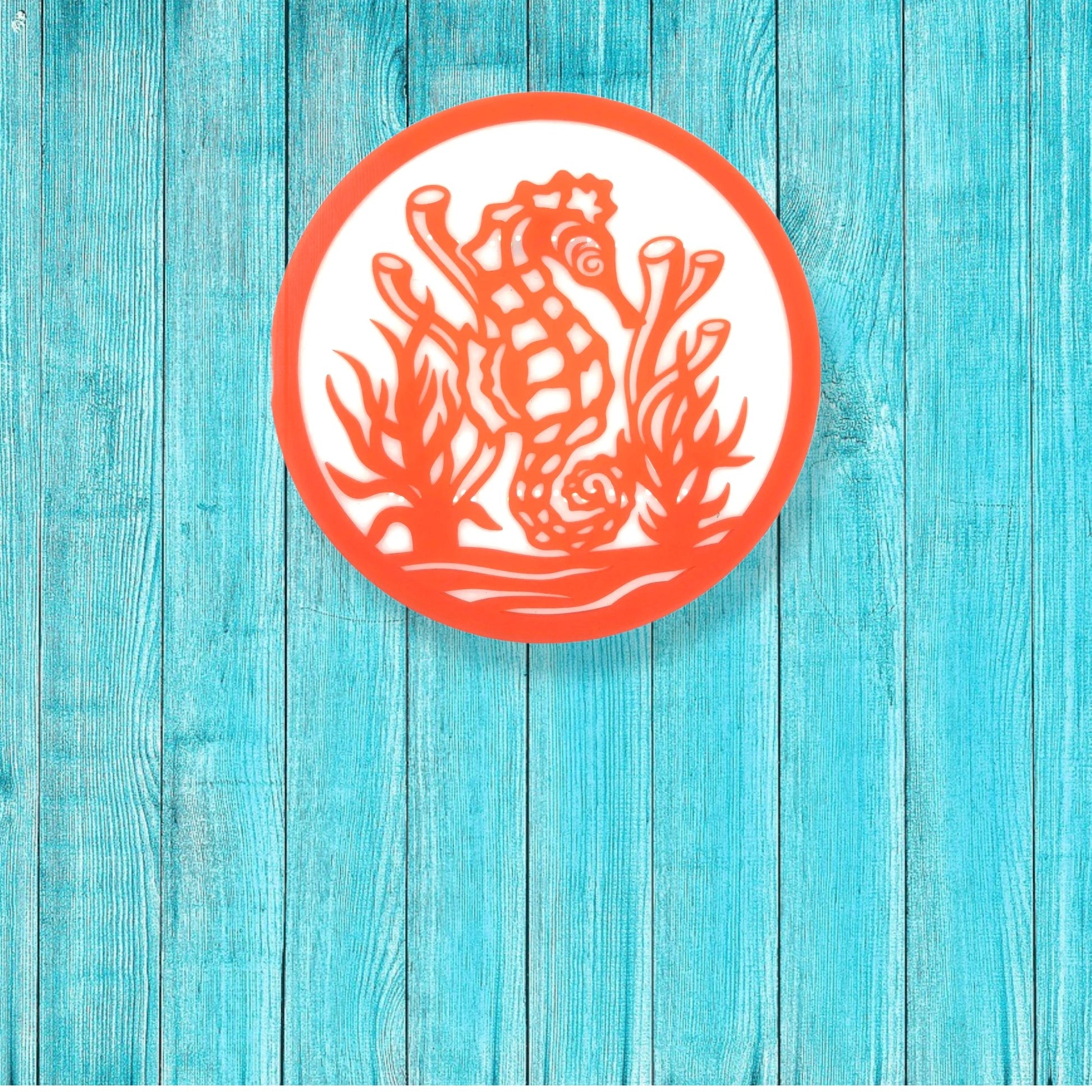 Wall Art Seahorse Personalized Sign | Jones Laser Craft Personalized Gift
