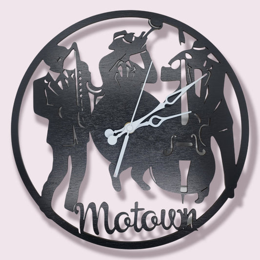 Clock Motown Personalized Wall Clock | Jones Laser Craft Personalized Gift