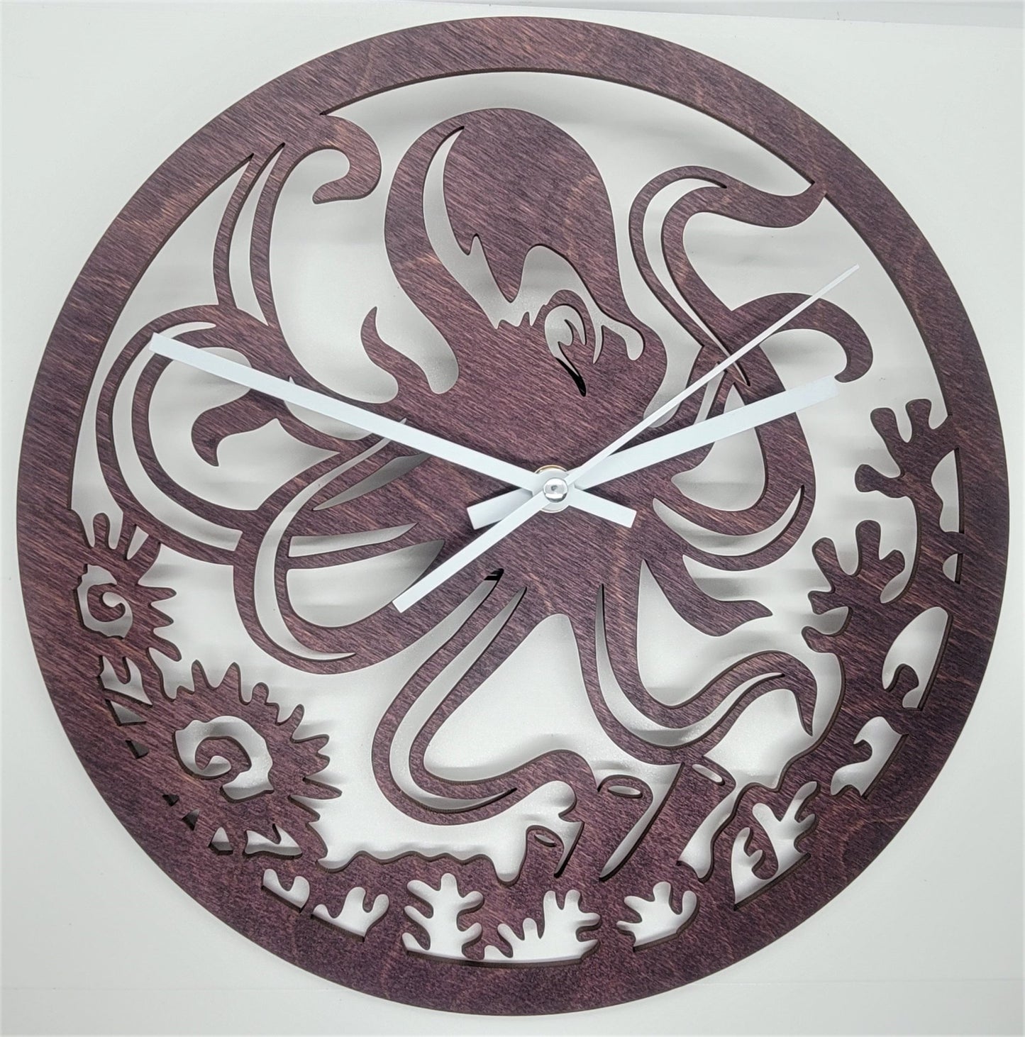 Clock Octopus Personalized Wall Clock | Jones Laser Craft Personalized Gift