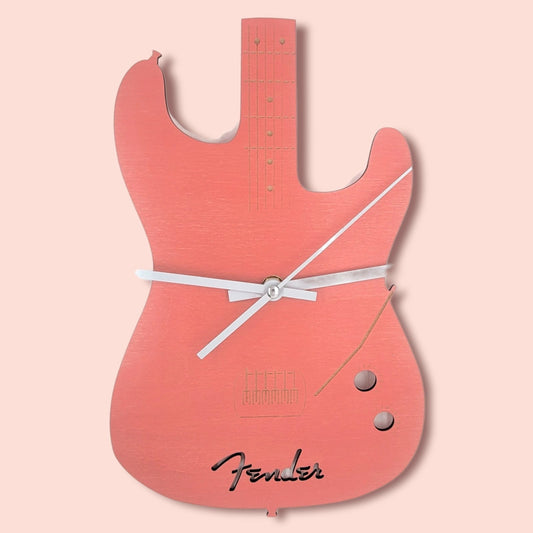 Clock Personalized Fender Guitar Clock | Jones Laser Craft Personalized Gift