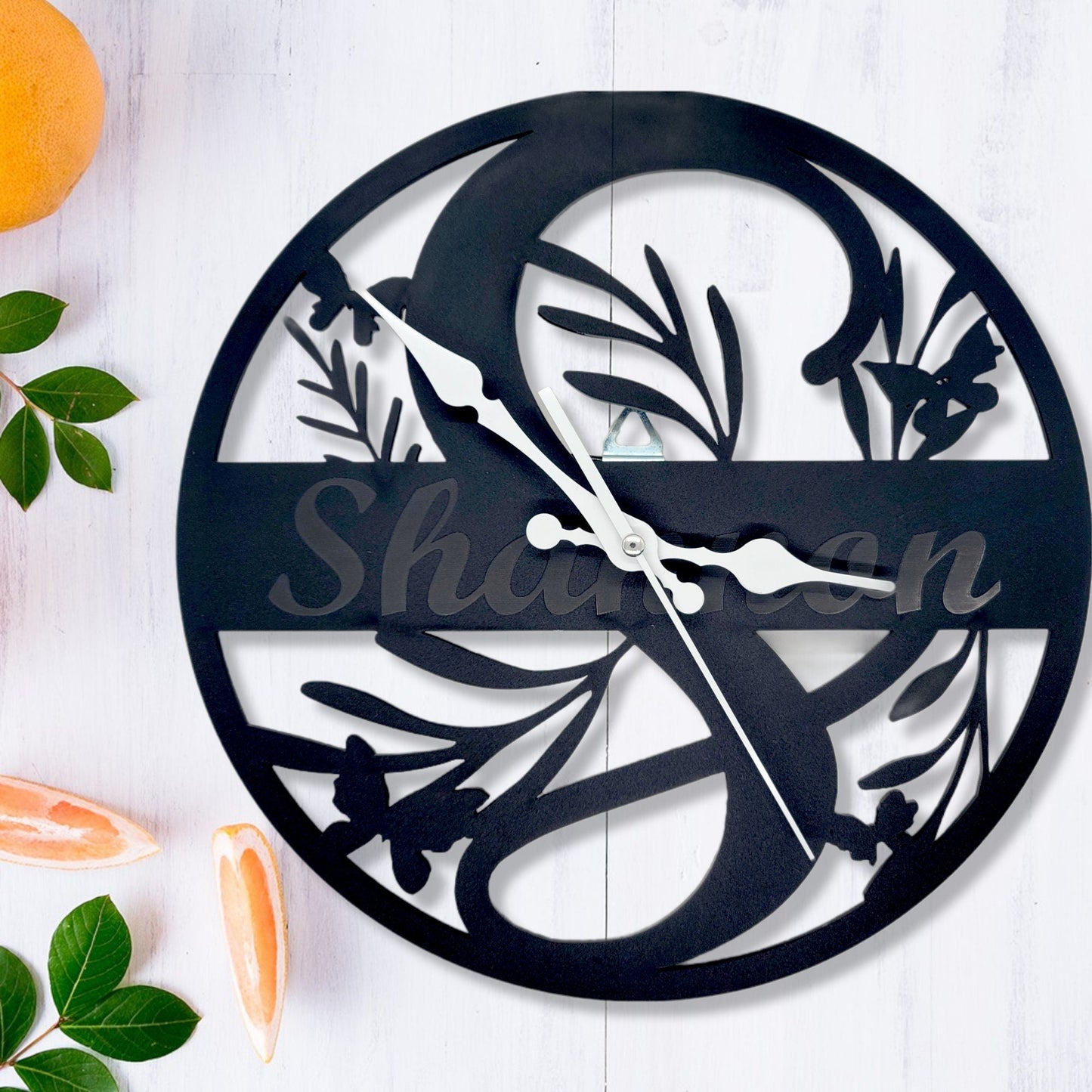Personalized Monogramed Personalized Wall Clock