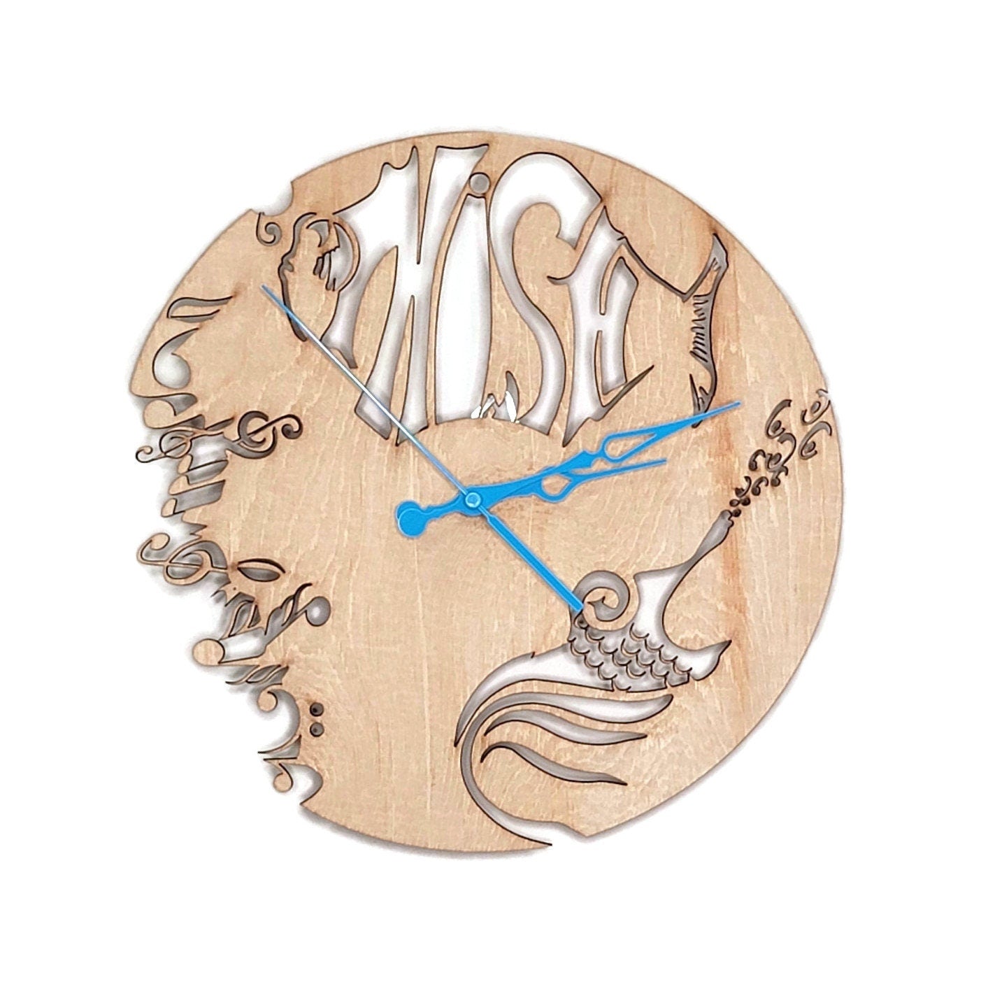 Clock Phish Personalized Wall Clock | Jones Laser Craft Personalized Gift